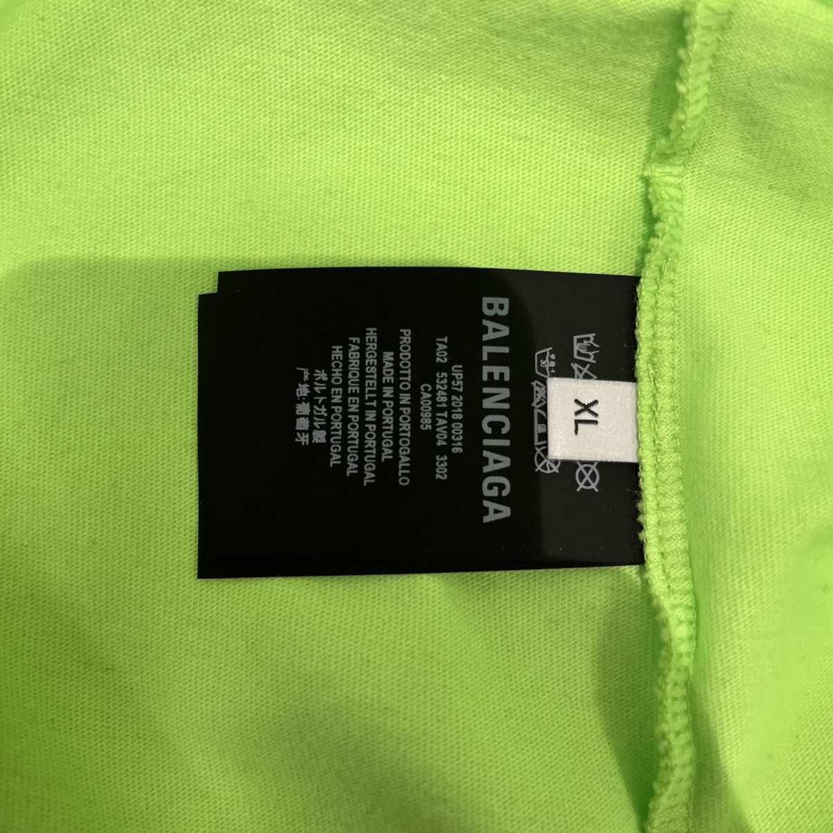 Balenciaga Balenciaga Ego Tee Lime Size US XL / EU 56 / 4 - 6 Thumbnail
