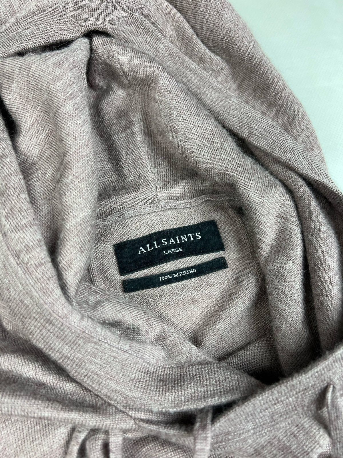 Allsaints All saints Merino wool Hoodie Size US L / EU 52-54 / 3 - 6 Thumbnail