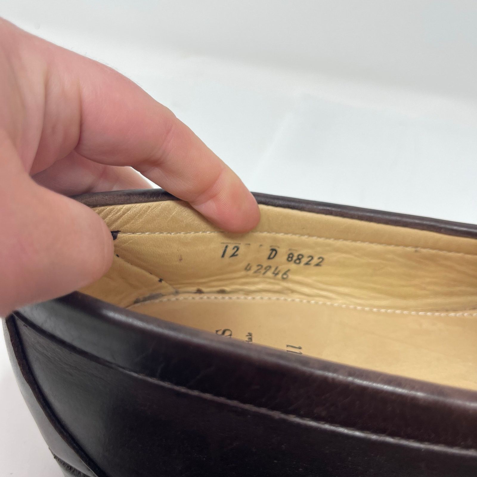 Allen Edmonds Allen Edmonds Campbell Brown Leather Dress Shoes Loafers 12 Size US 12 / EU 45 - 4 Thumbnail