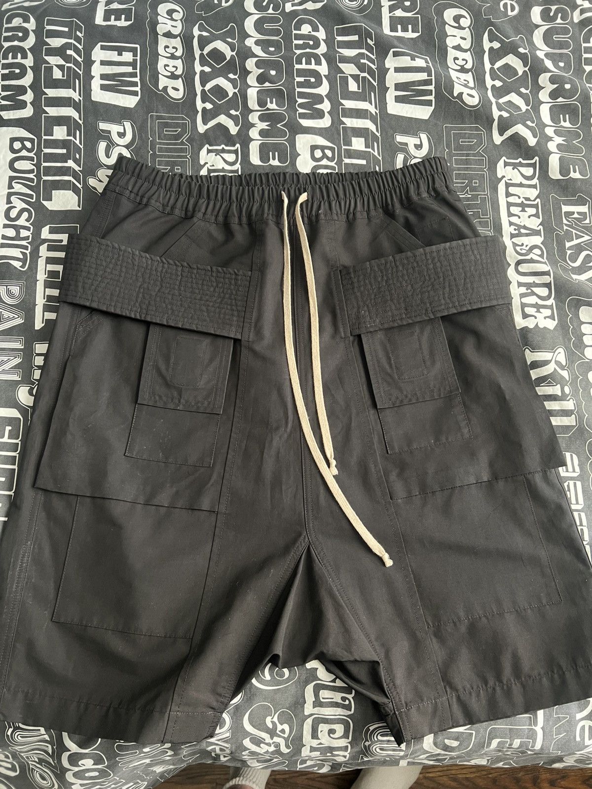 Rick owens creatch cargo shorts