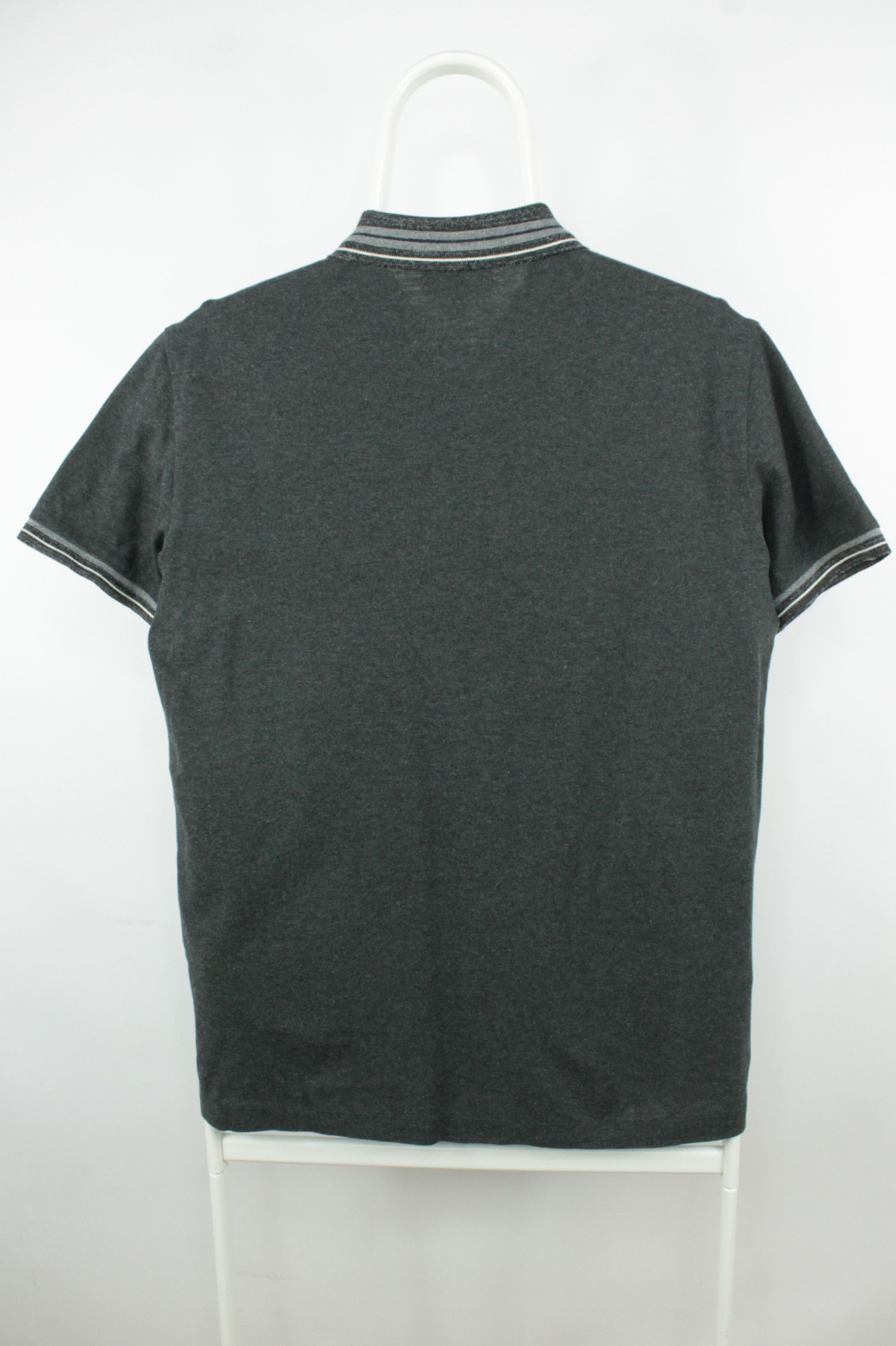 Designer × Emporio Armani Emporio Armani Gray Cotton Slim Fit Polo Shirt Men's Size US S / EU 44-46 / 1 - 5 Thumbnail