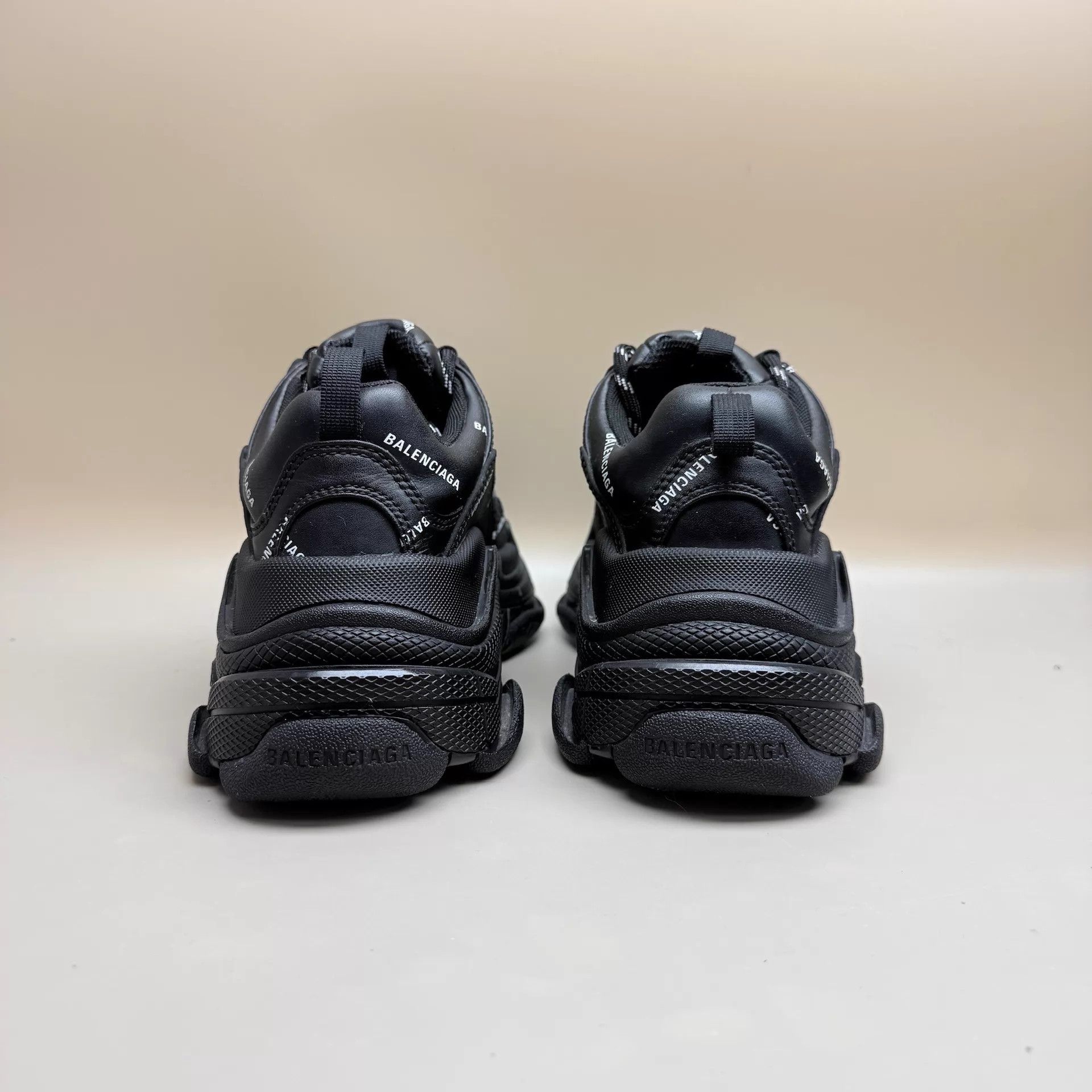 Balenciaga Balenciaga Triple S Black White Allover Print 35 (New) Size US 4.5 / IT 34.5 - 3 Thumbnail
