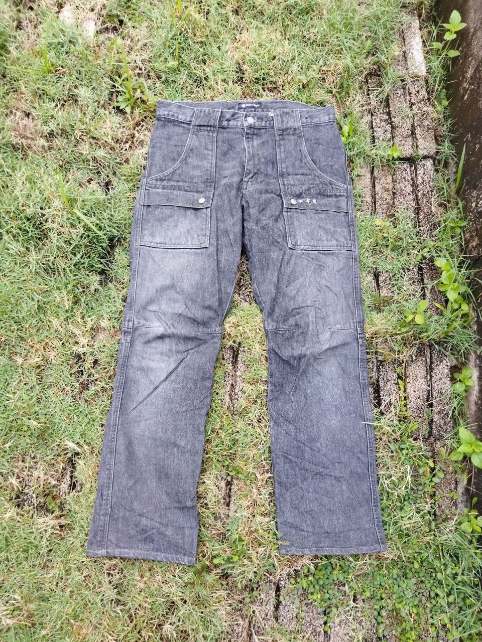 Japanese Brand Root Three Japan 6 Pocket Bushpants Jeans Size US 33 - 1 Thumbnail