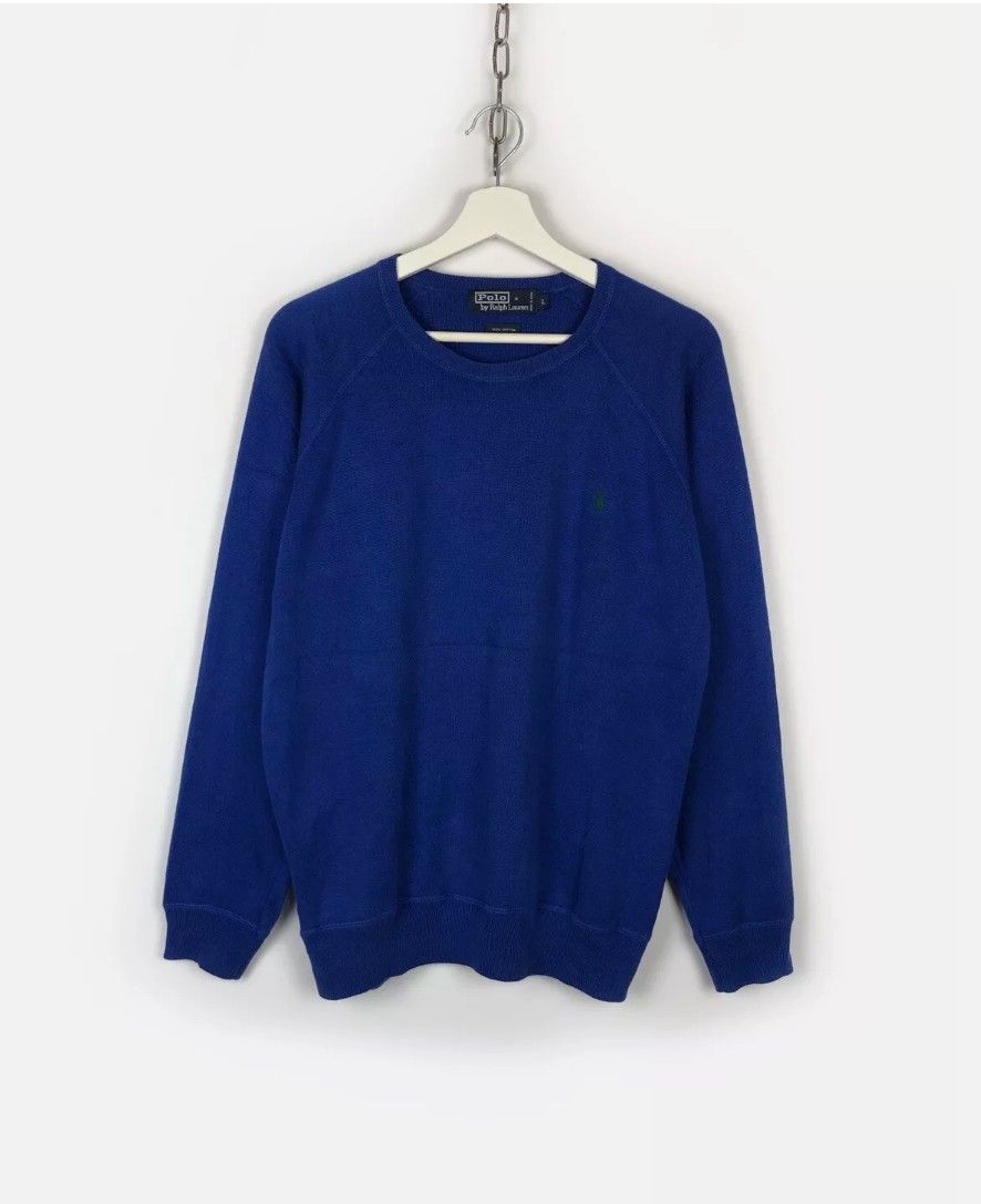 Polo Ralph Lauren Polo Ralph Lauren Sweatshirt Crewneck Sweater Blue size L Size US L / EU 52-54 / 3 - 1 Thumbnail