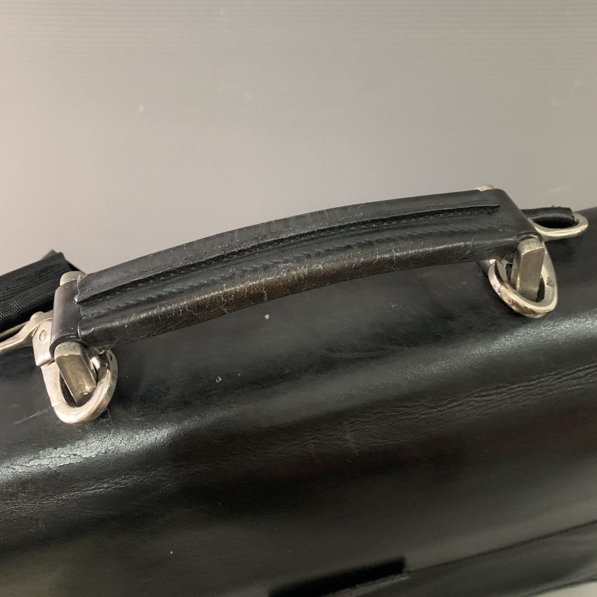 Prada Prada Vintage Leather Briefcase Bag Size ONE SIZE - 18 Thumbnail