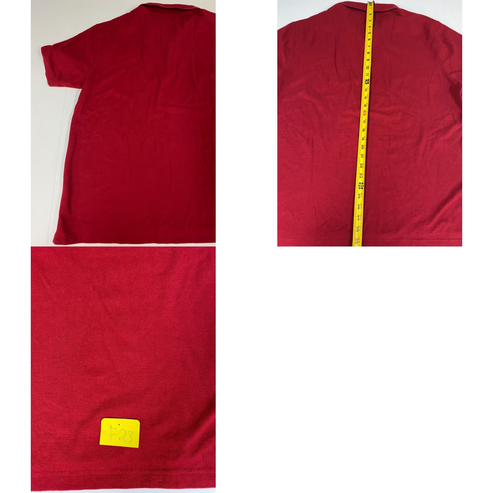 Vintage Saddlebred Polo Shirt Mens XL Red Solid Short Sleeve Collared Knit Polyester Logo Breathable Golf Vintage: No (if allowed) Size US XL / EU 56 / 4 - 8 Thumbnail