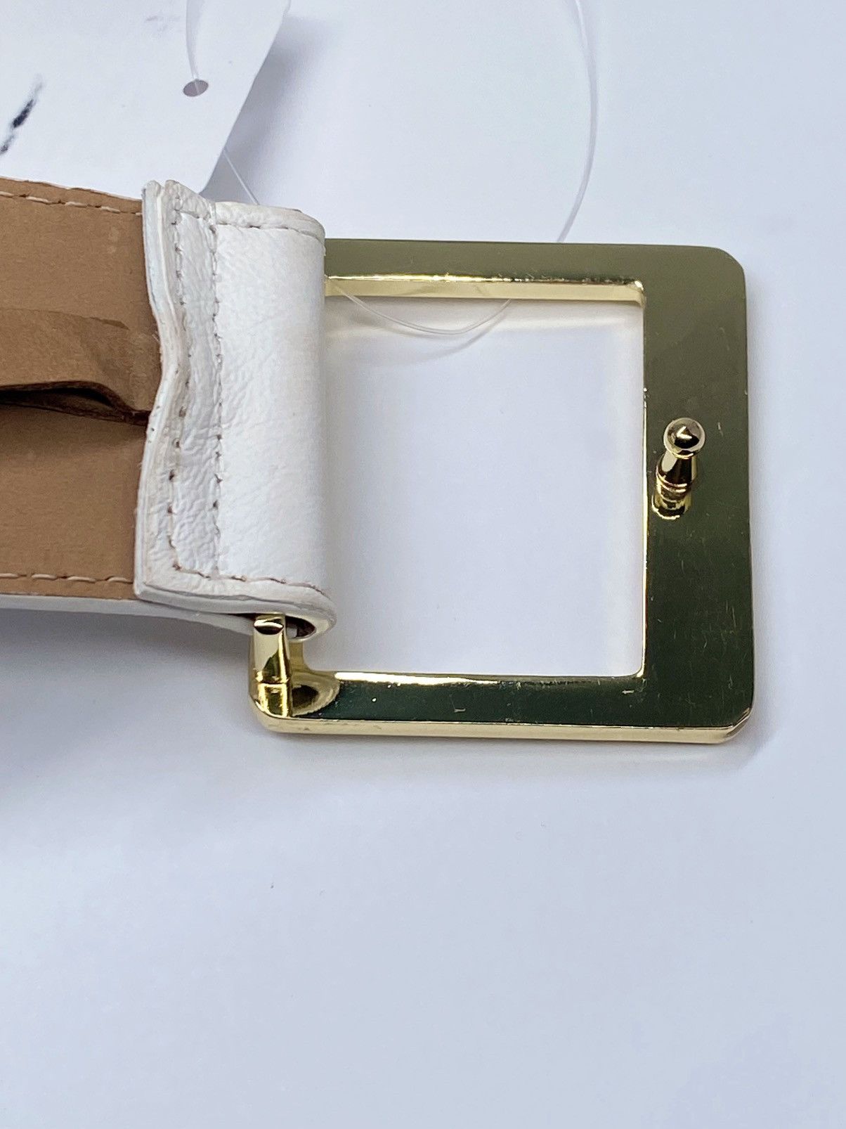 Other Sergio Hudson Square Buckle Wide Leather Belt size 12 Size ONE SIZE - 10 Thumbnail