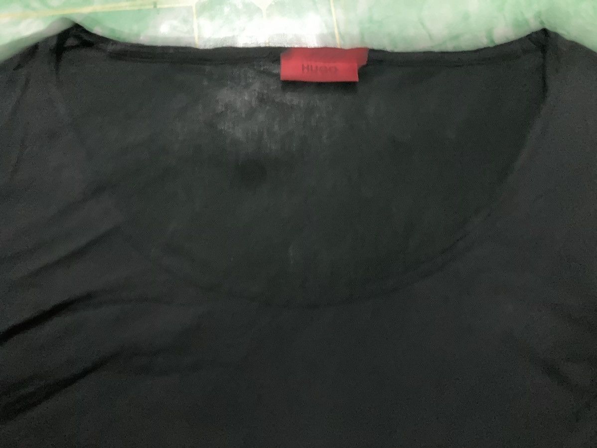 Designer × Hugo Boss Hugo Boss Long Sleeve T-shirt Red Teg Size XS / US 0-2 / IT 36-38 - 3 Thumbnail