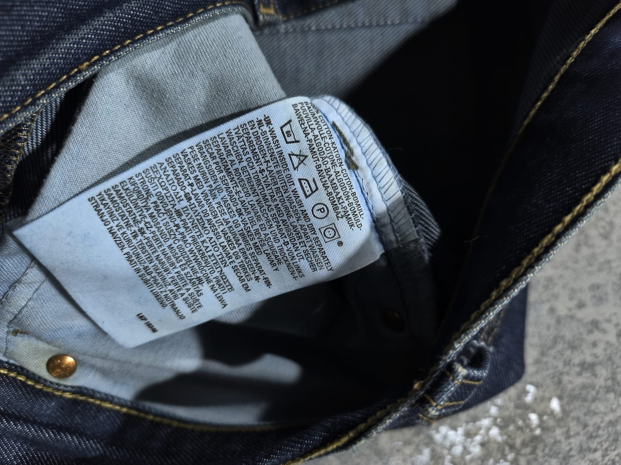 Levi's Vintage Clothing levis 521 shadow faded textured straight jeans Size US 30 / EU 46 - 8 Thumbnail