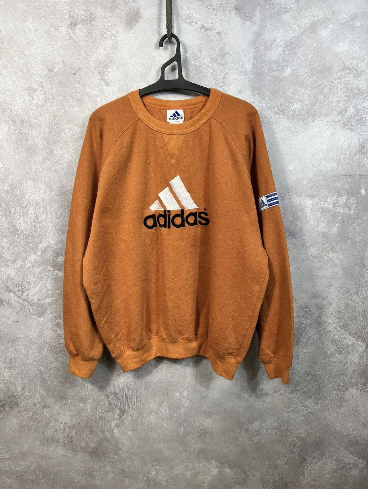 Adidas × Vintage Vintage 90s Adidas Y2k Baggy Sweatshirt Size US M / EU 48-50 / 2 - 1 Thumbnail
