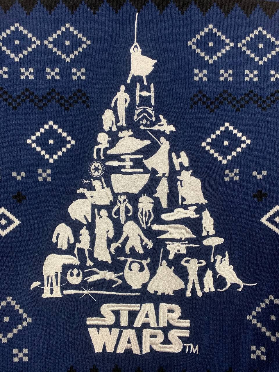 Star Wars Star Wars Blue Holiday Sweater Size L – Cotton – Classic Size US L / EU 52-54 / 3 - 8 Thumbnail