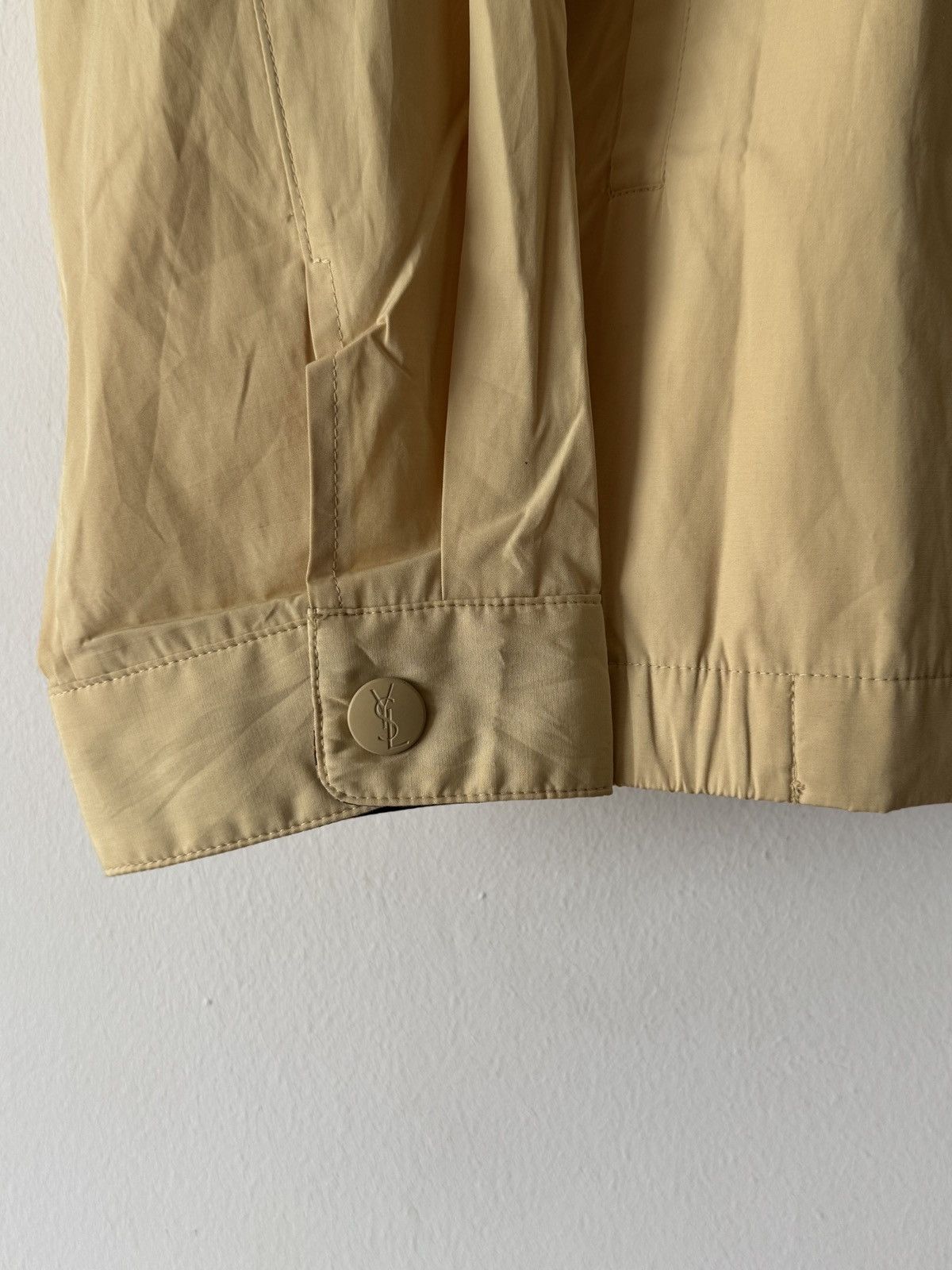 Yves Saint Laurent 🔥🔥 90s Vintage Yves Saint Laurent Beige Light Jacket Size US M / EU 48-50 / 2 - 6 Thumbnail