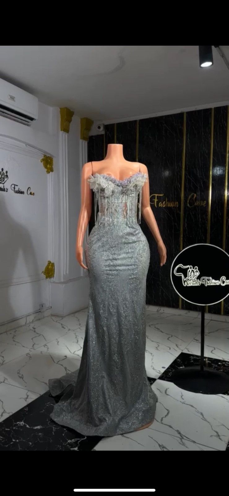 Other Bedazzled Custom Prom Dress 💍 Size M / US 6-8 / IT 42-44 - 2 Thumbnail