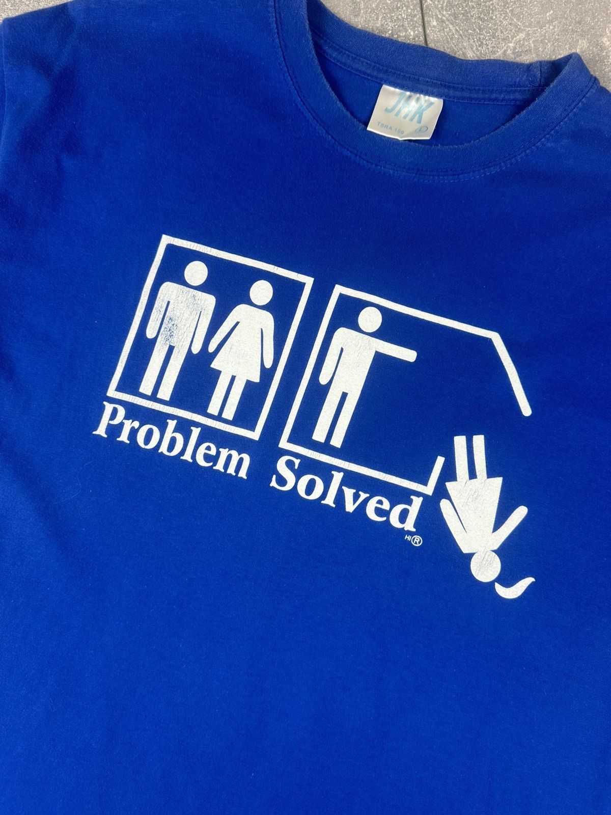 Other Humor Vintage Retro T-Shirt Problem/Solved Big Logo Size US L / EU 52-54 / 3 - 6 Thumbnail