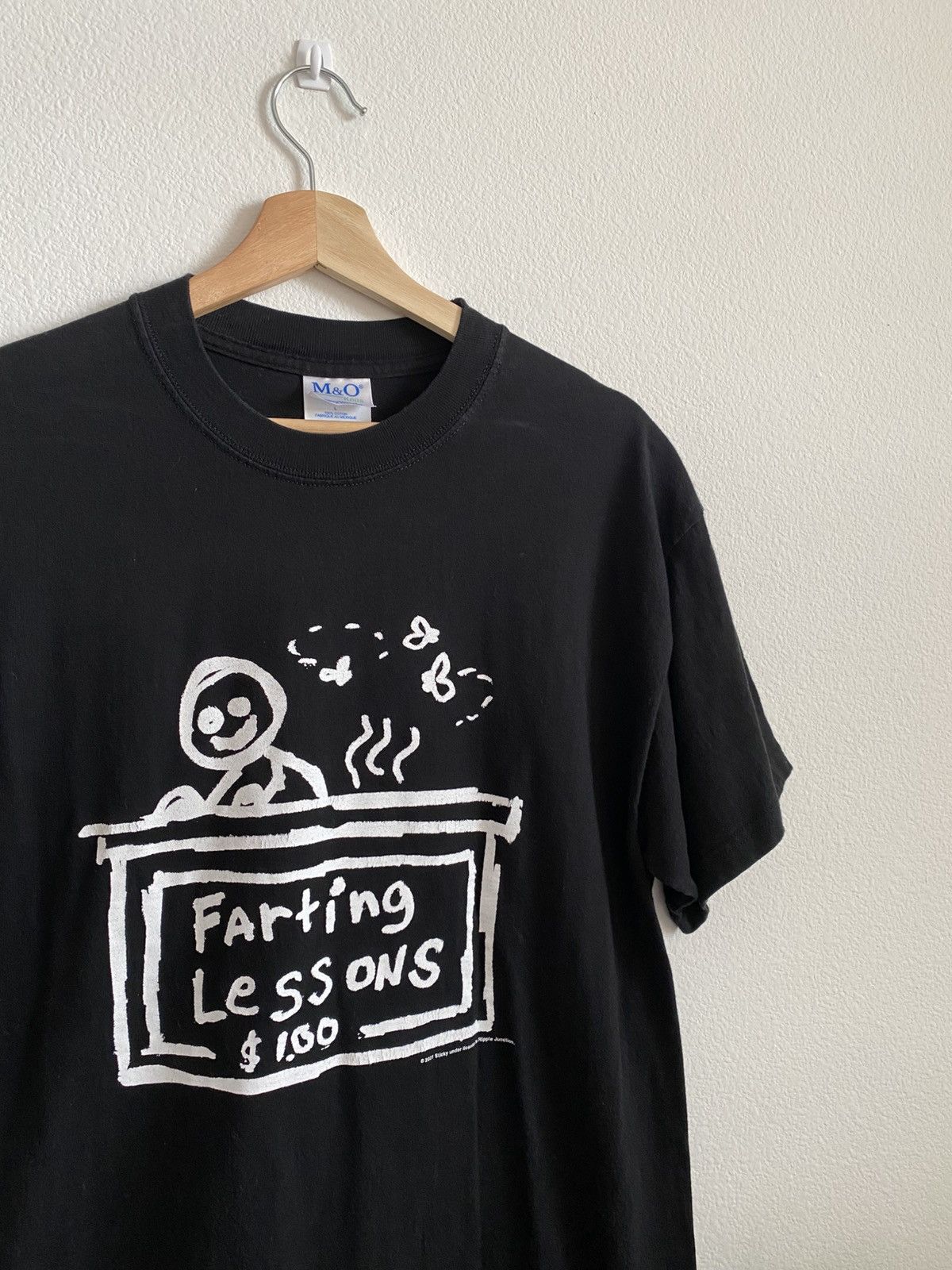 Vintage Vintage 00s Farting Lessons Funny Tee Size US L / EU 52-54 / 3 - 3 Thumbnail