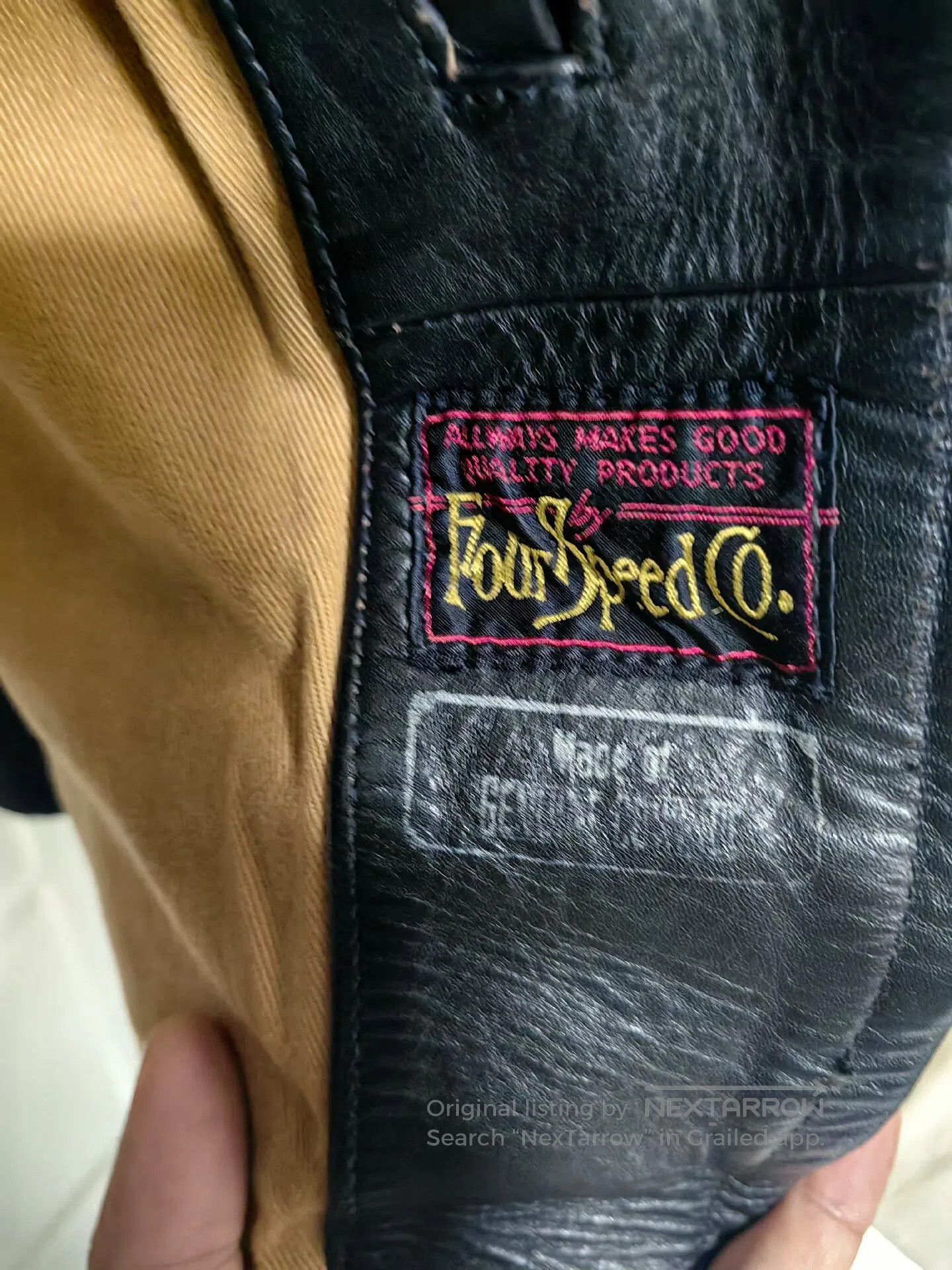 AZ by junhashimoto Vintage Black Leather Jacket with Waldes Zipper. Size US M / EU 48-50 / 2 - 6 Thumbnail