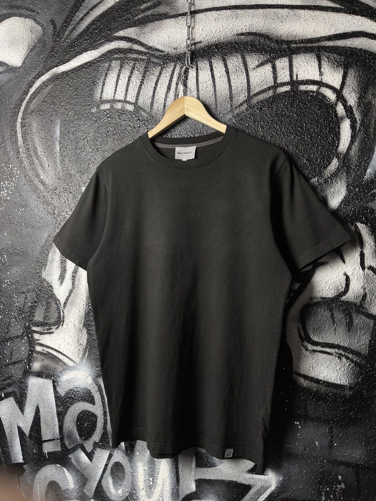 Norse Projects Norse Projects Black Sun Fade Organic Cotton T-Shirt Size L Size US L / EU 52-54 / 3 - 1 Thumbnail