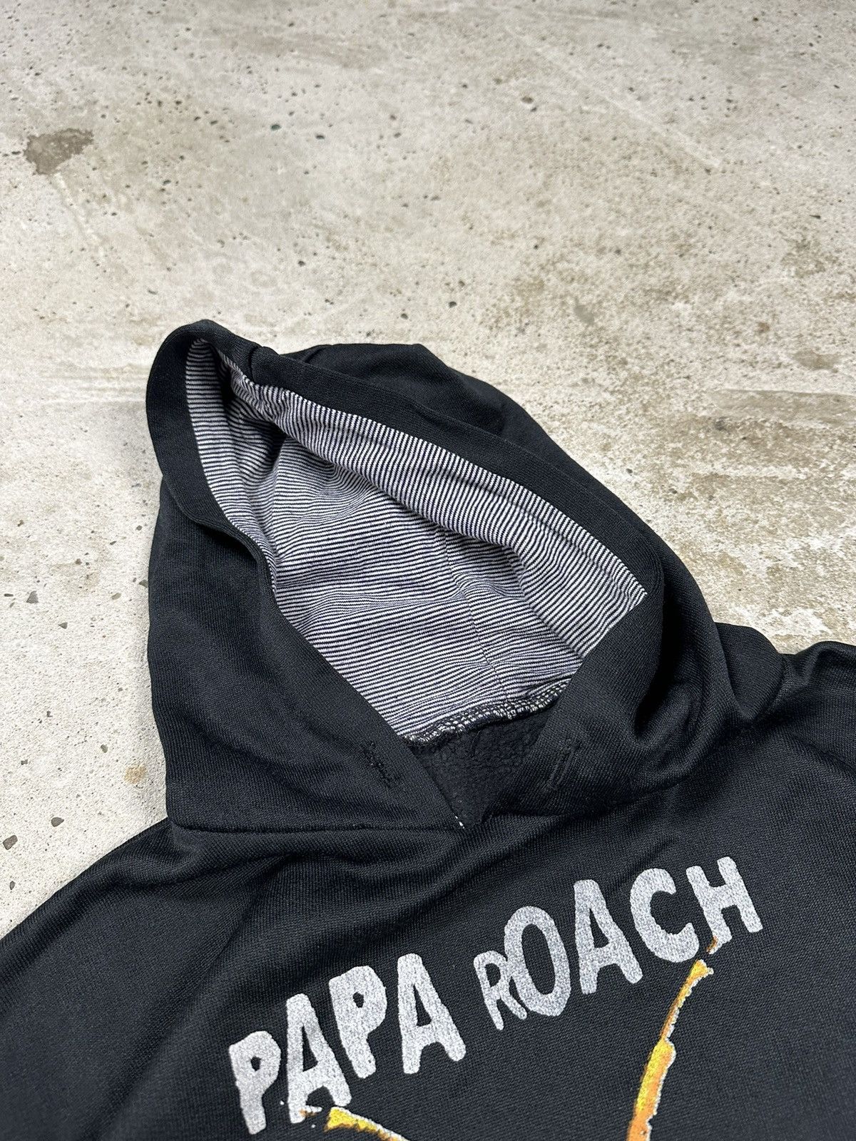 Band Tees × Vintage Vintage Y2K Papa Roach Infest Band Tour Hoodie Rare Size US S / EU 44-46 / 1 - 5 Thumbnail