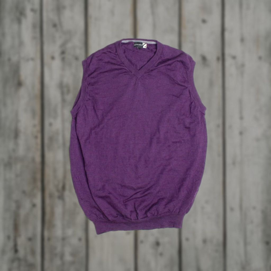 Saks Fifth Avenue VINTAGE Saks Fifth Avenue Vest Purple XXX-Large 1990s Womens Size US XXL / EU 58 / 5 - 1 Thumbnail