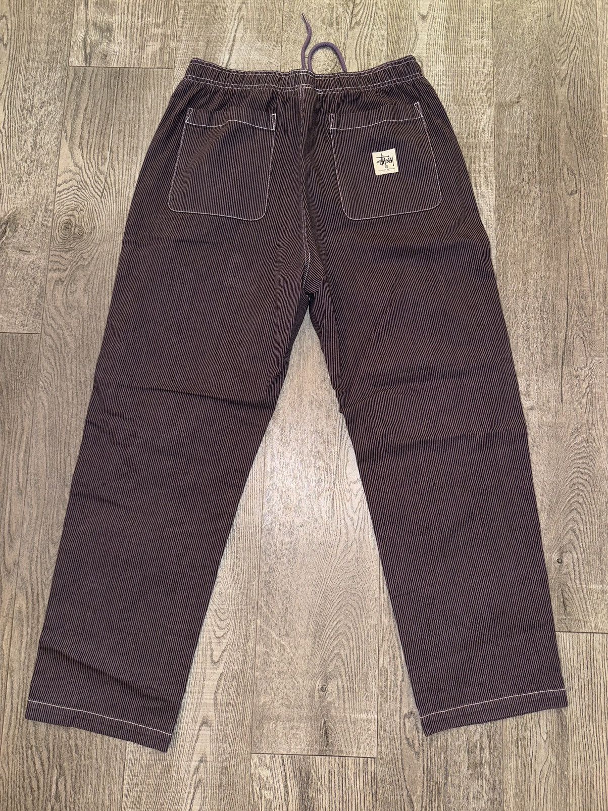 Stussy Overdyed Hickory Relaxed Pant Size US 32 / EU 48 - 2 Thumbnail
