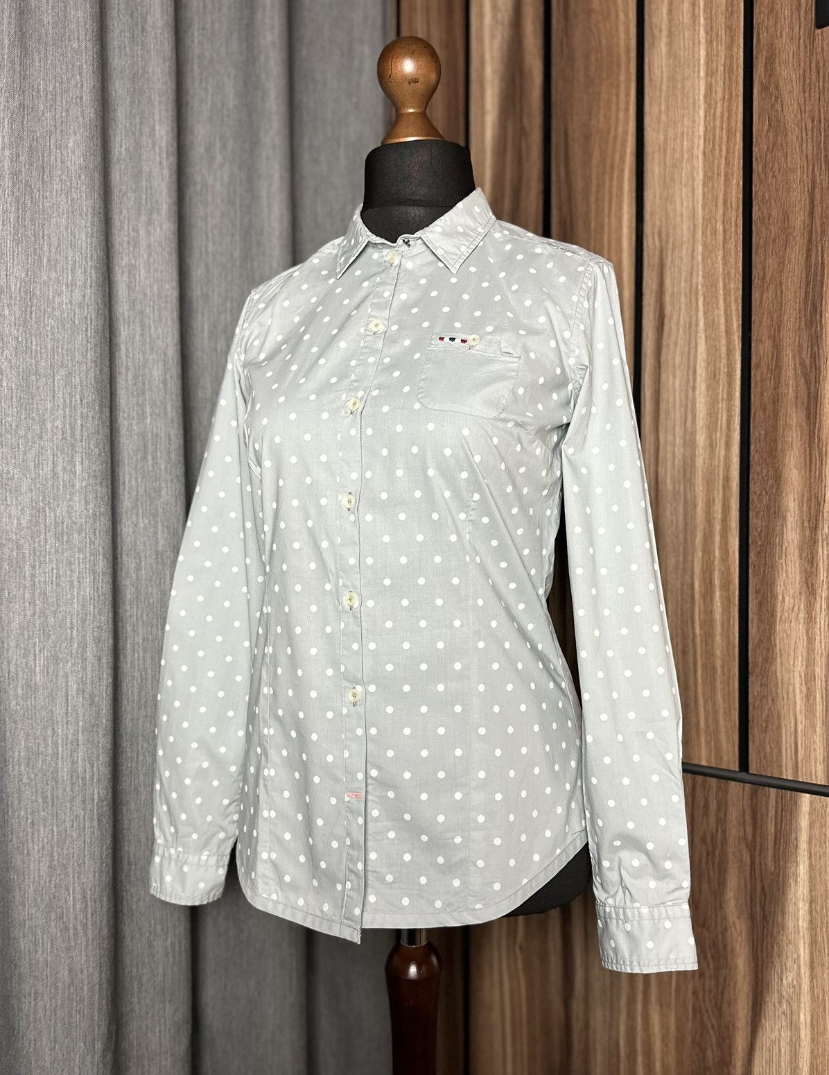 Napapijri Napapijri Dotted Shirt Blouse Long Sleeve Women's Size S Size S / US 4 / IT 40 - 2 Thumbnail