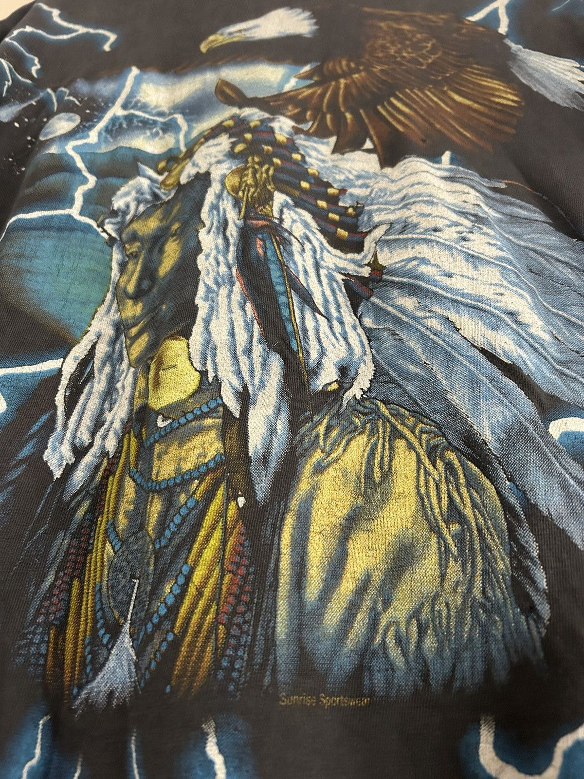 Vintage Vintage American Thunder Eagle tee Size US S / EU 44-46 / 1 - 2 Thumbnail