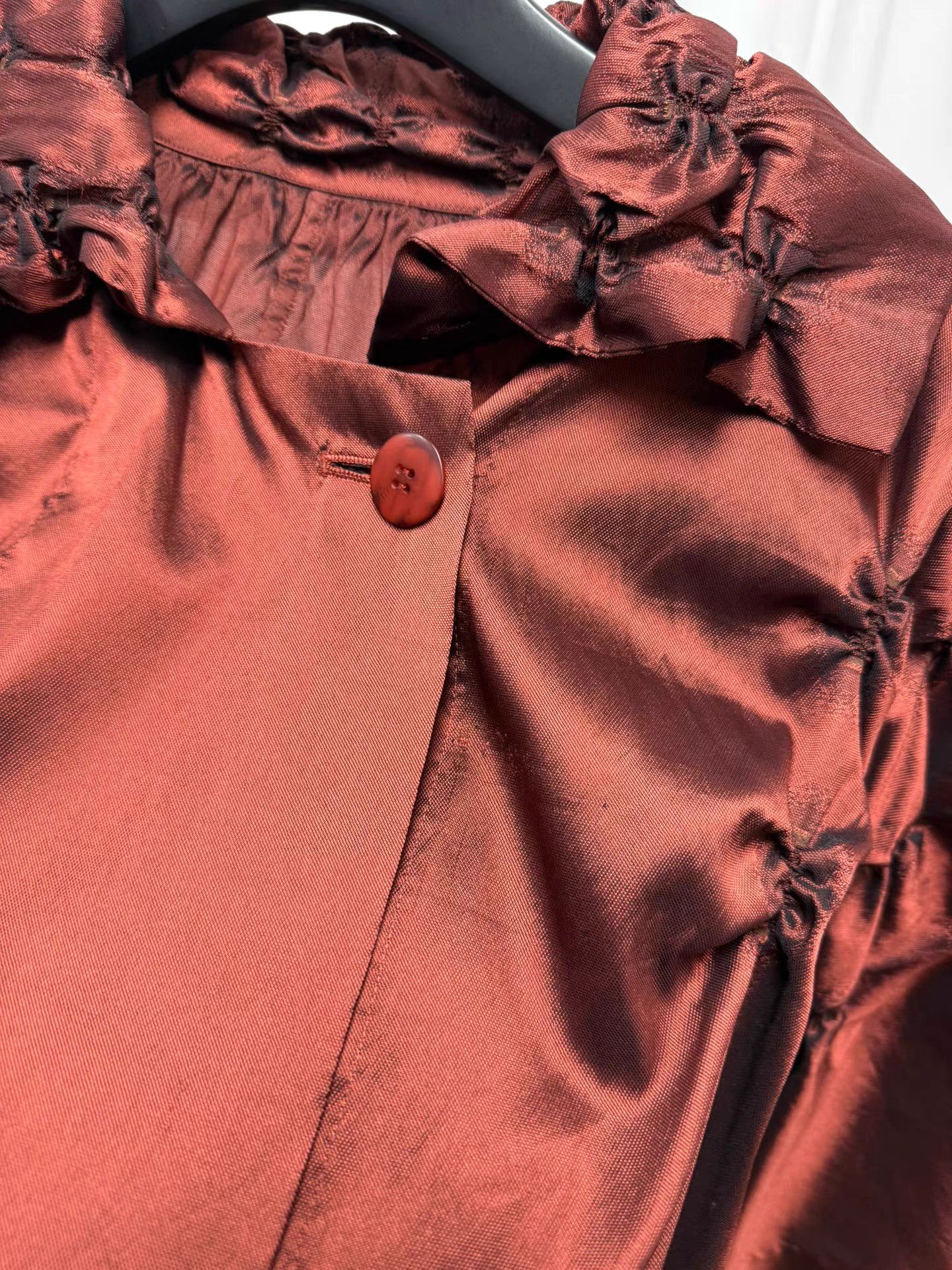 Issey Miyake Issey miyake Metallic Nylon Short Sleeve Jacket K20 Size M / US 6-8 / IT 42-44 - 3 Thumbnail