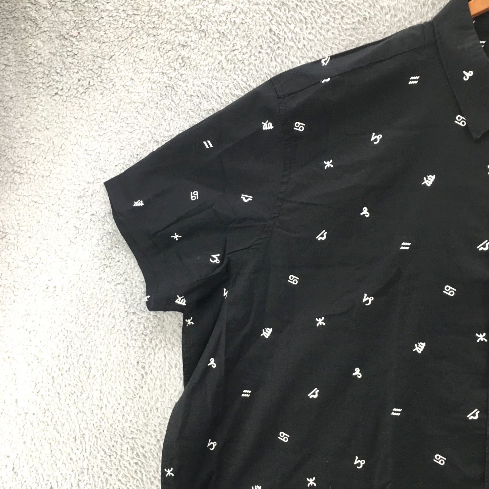 Vintage Arizona Jean Co Shirt Mens 4XL Black Short Sleeve Collared Button Up NYC? Size US XXL / EU 58 / 5 - 3 Thumbnail