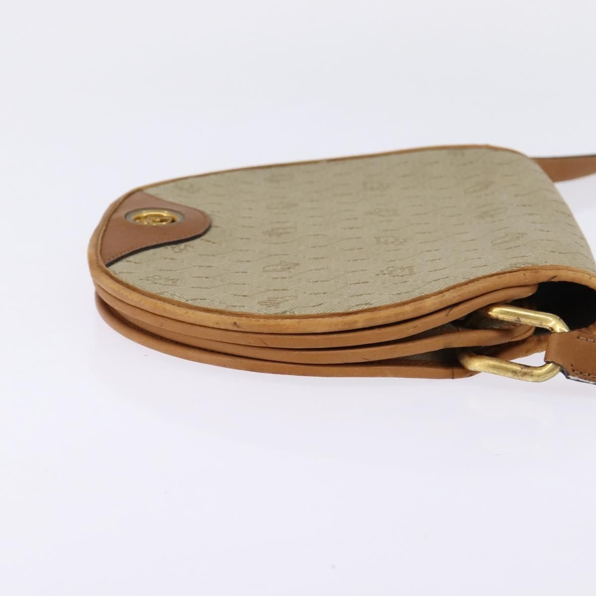 Dior DIOR Honeycomb Canvas Shoulder Bag Pvc Beige Gold Size ONE SIZE - 5 Thumbnail