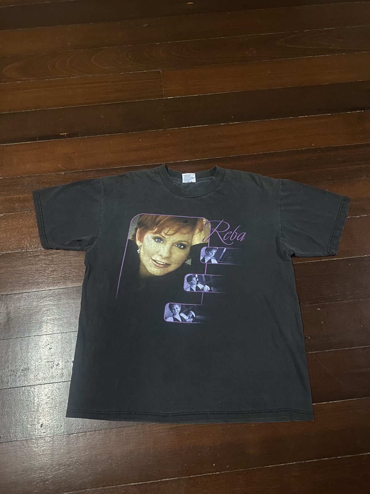 Band Tees FIRE 🔥 VINTAGE 90s REBA MCENTIRE TOUR 1999 COUNTRY SINGER Size US L / EU 52-54 / 3 - 2 Thumbnail