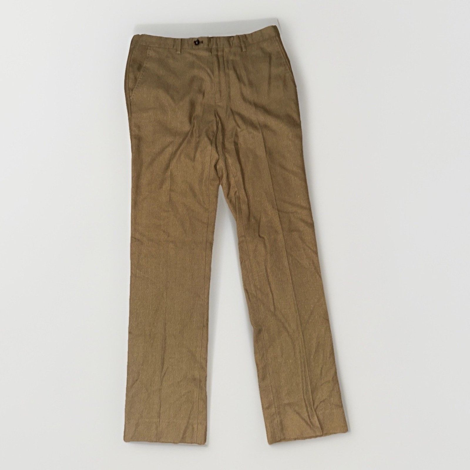Vintage Paisley & Gray Slim Fit Pants Brown 29x32 Preppy Casual Size US 29 - 1 Thumbnail