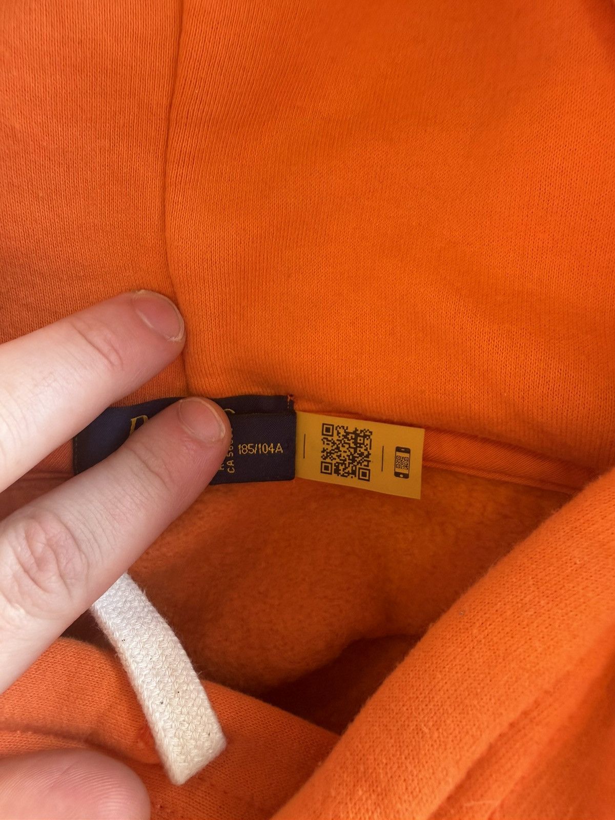 Polo Ralph Lauren Ralph Lauren Orange Hoodie Size US XL / EU 56 / 4 - 9 Thumbnail