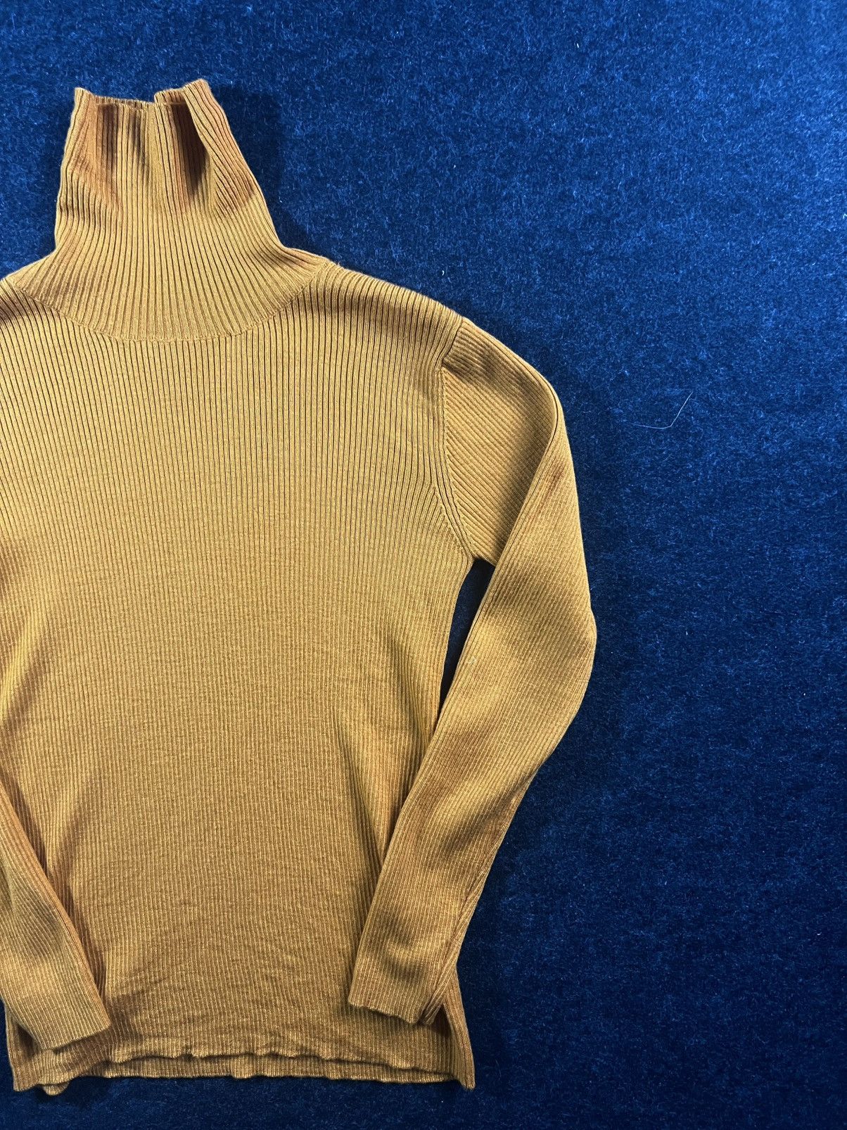 Vintage 80’s vintage sonia rykiel inscription knitted yellow mustard Size S / US 4 / IT 40 - 1 Thumbnail