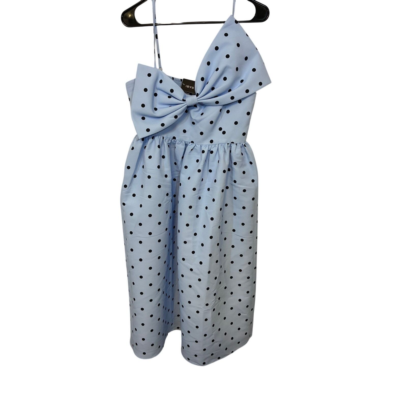 Sachin & Babi NWT Sachin & Babi Sloane Asymmetrical Bow Midi Dress Large Size L / US 10 / IT 46 - 4 Thumbnail