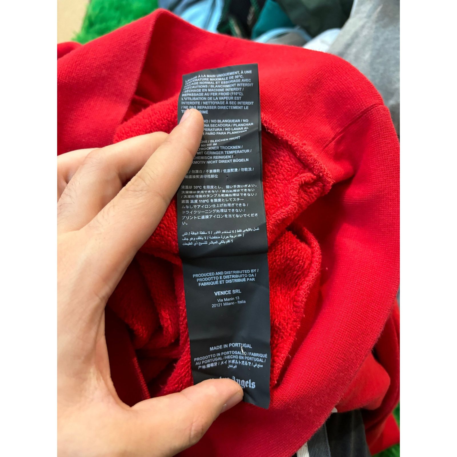 Palm Angels Palm Angels Hoodie Red Shoulder Logo XS (Fits Medium) Used Size US M / EU 48-50 / 2 - 5 Thumbnail