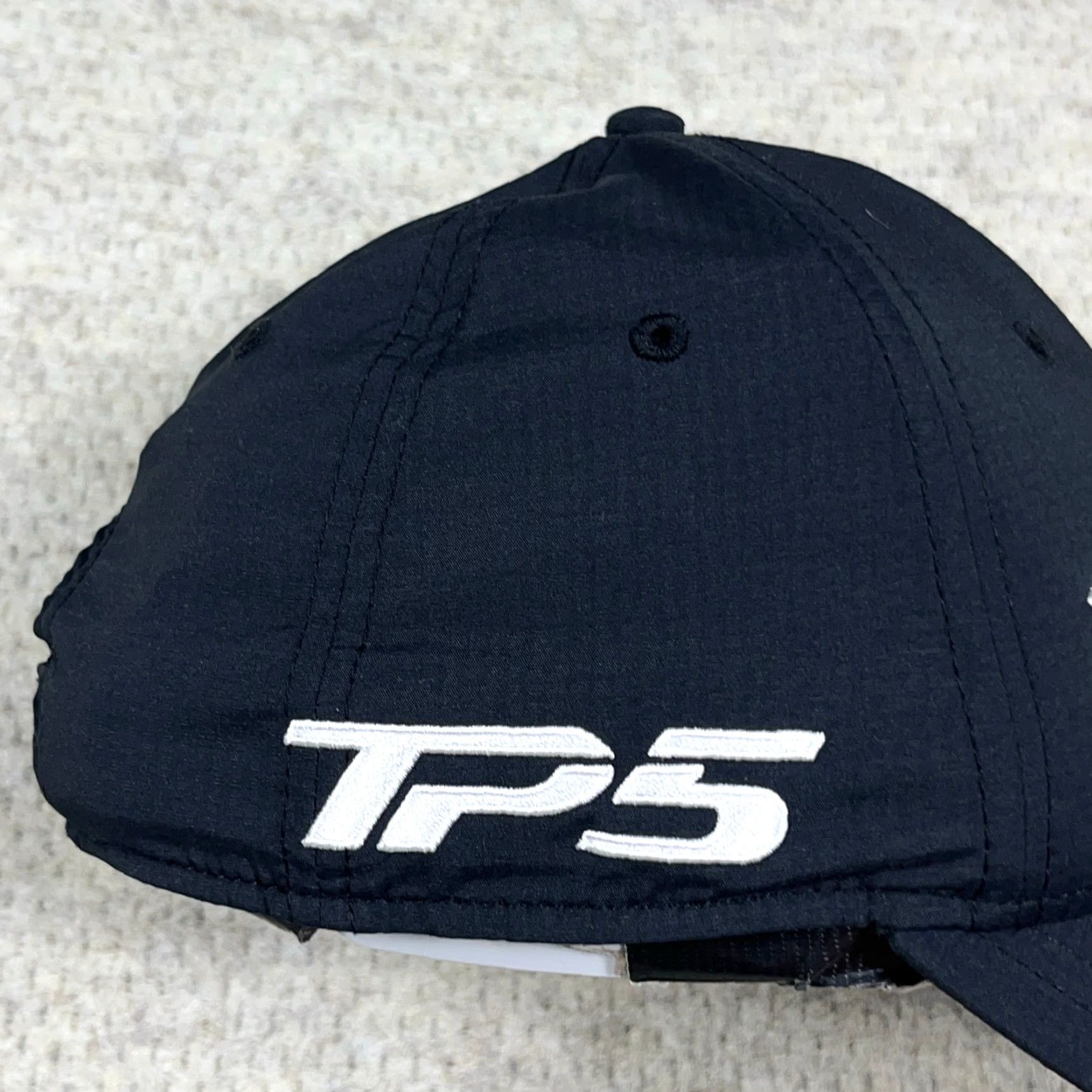 TaylorMade TaylorMade Hat Cap Baseball Adjustable Black White TP5 Qi35 Performance Adult Mens One Size Jersey Polyester Solid Classic Logo Outdoor Sports Cap Size ONE SIZE - 4 Thumbnail