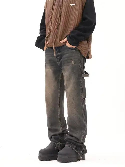 Designer × Japanese Brand × Vintage faded utility grunge carpenter pants Size US 30 / EU 46 - 2 Thumbnail