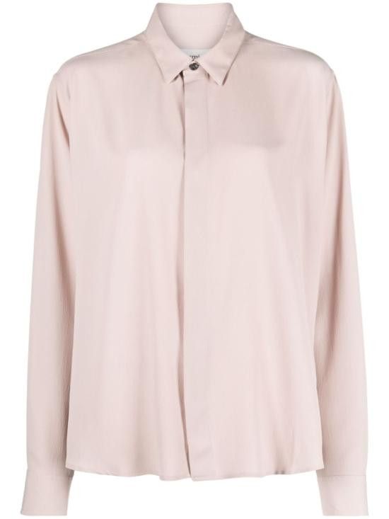 AMI AMI Women Shirts USH151D AC0004679 Pink Size L / US 10 / IT 46 - 1 Thumbnail