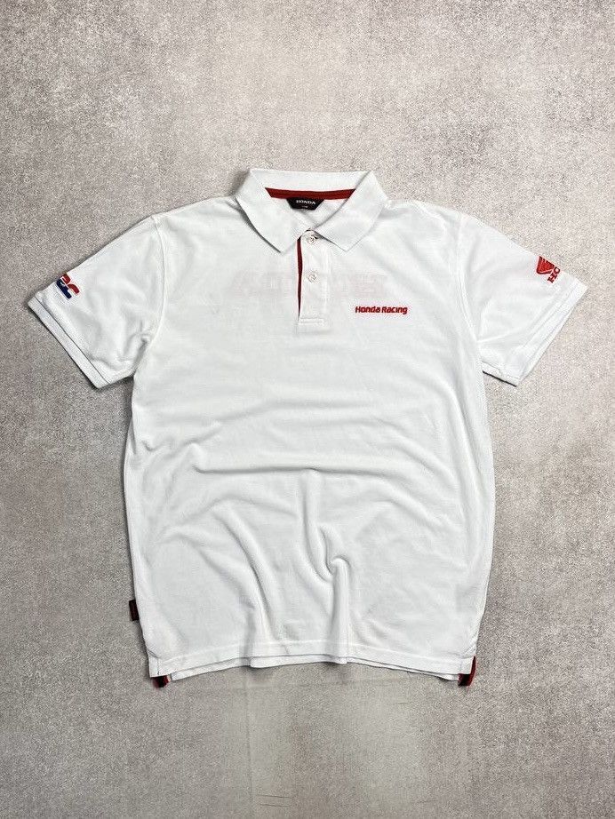 Honda × Vintage Vintage Honda Racing Boxy Polo Shirt Y2K L Size US L / EU 52-54 / 3 - 2 Thumbnail