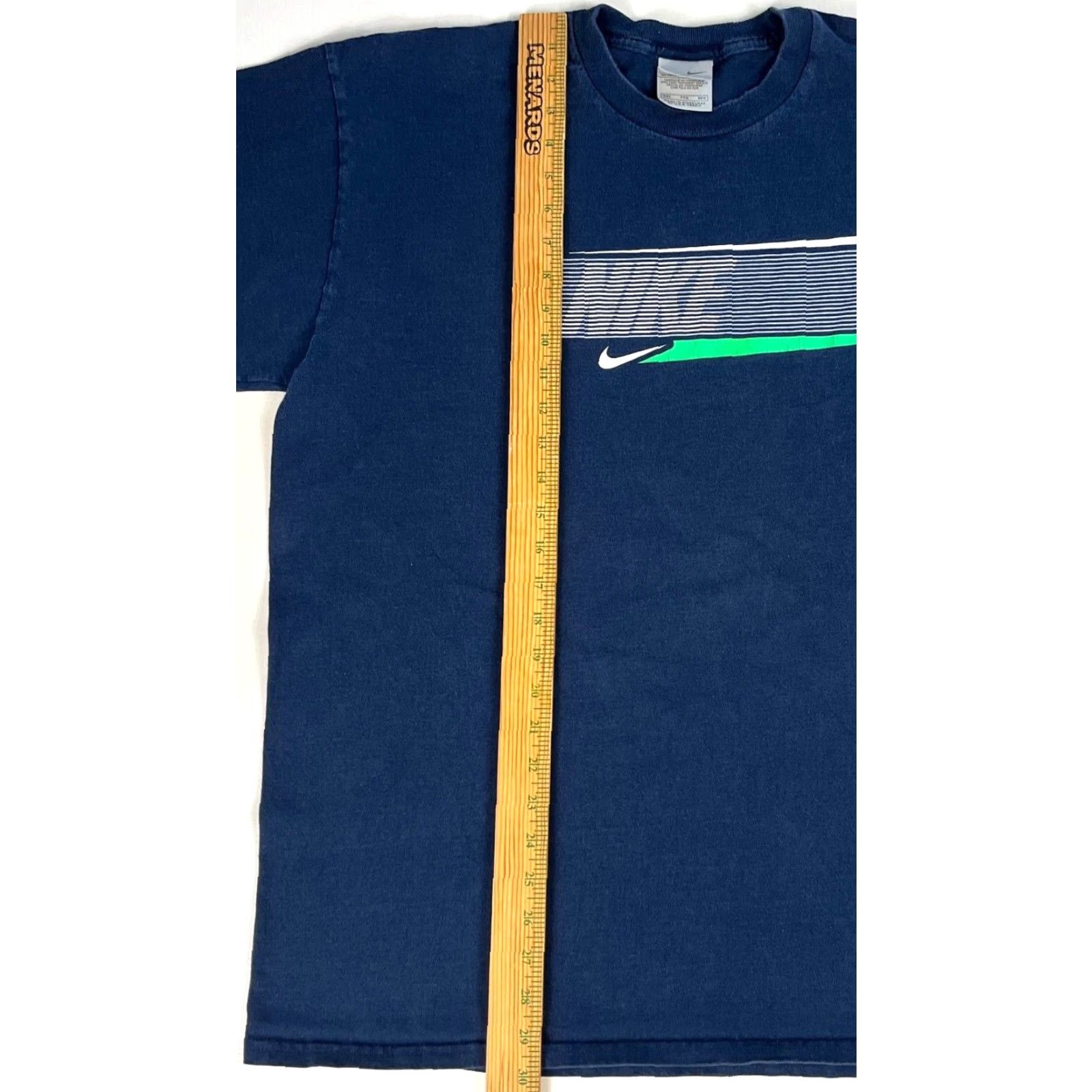 Nike VINTAGE Nike Logo T-Shirt Mens 2XL Navy Cotton Short Sleeve Crew Neck 2006 Logo Sports Classic Decade 2000s Size US XXL / EU 58 / 5 - 7 Thumbnail