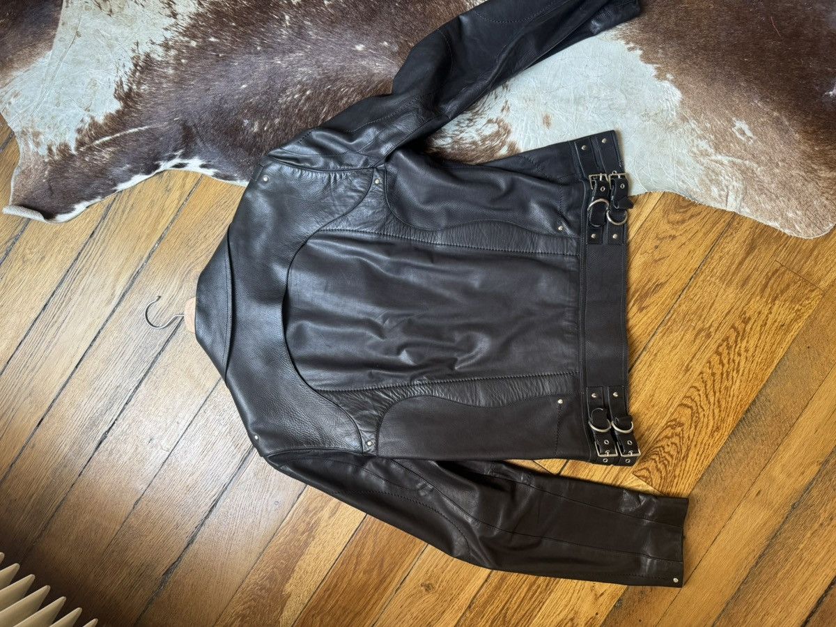 Gucci Superb Gucci leather jacket Size US L / EU 52-54 / 3 - 5 Thumbnail