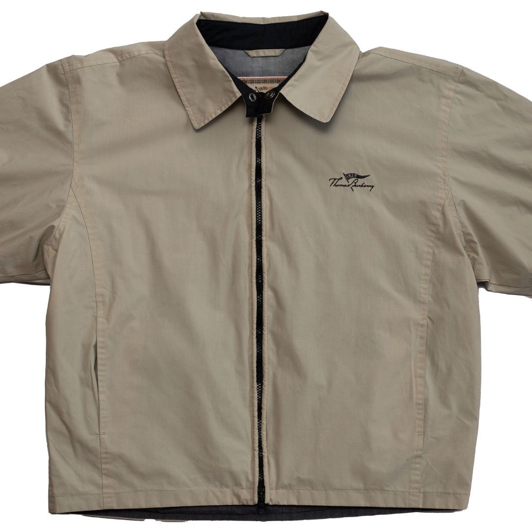Burberry Burberry - Lightweight Harrington Jacket - Biege - M Size US M / EU 48-50 / 2 - 1 Thumbnail
