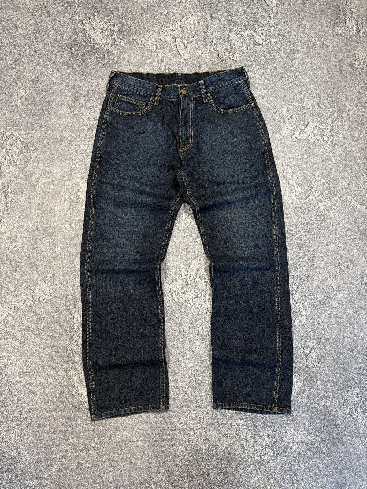 Carhartt Vintage Carhartt Western Pant Raw Denim Size US 30 / EU 46 - 2 Thumbnail