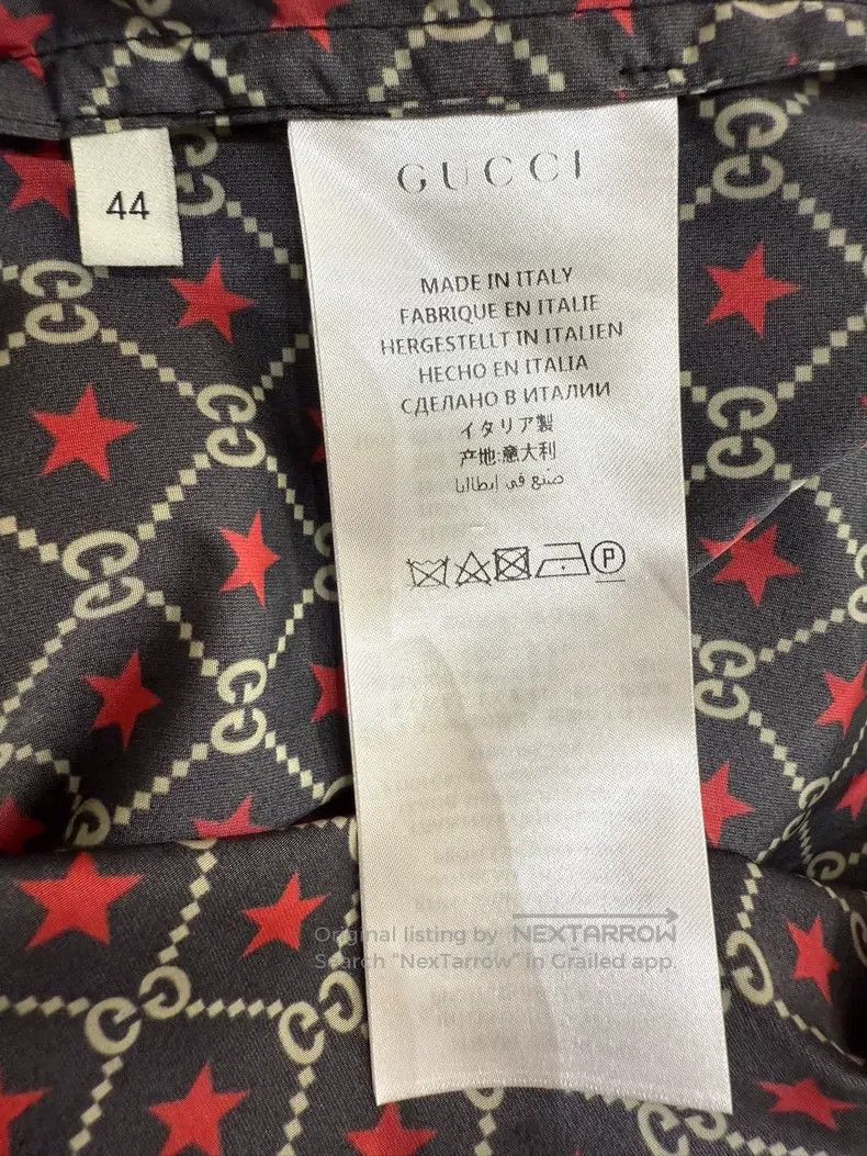 Gucci Gucci Star Double G Full Print Hooded Windbreaker jacket Size US S / EU 44-46 / 1 - 5 Thumbnail