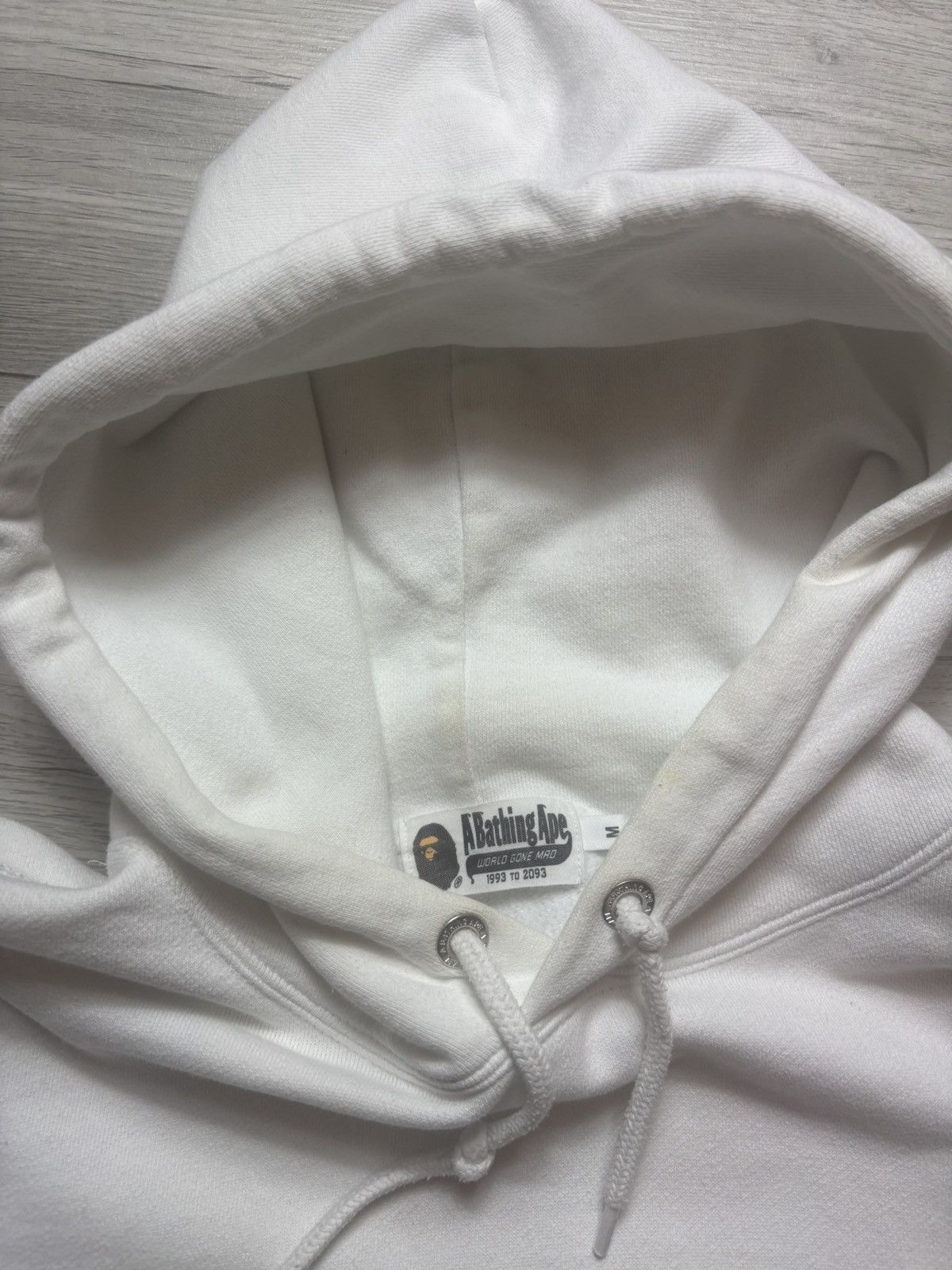 Bape Bape busy works spellout pullover hoodie Size US L / EU 52-54 / 3 - 9 Thumbnail