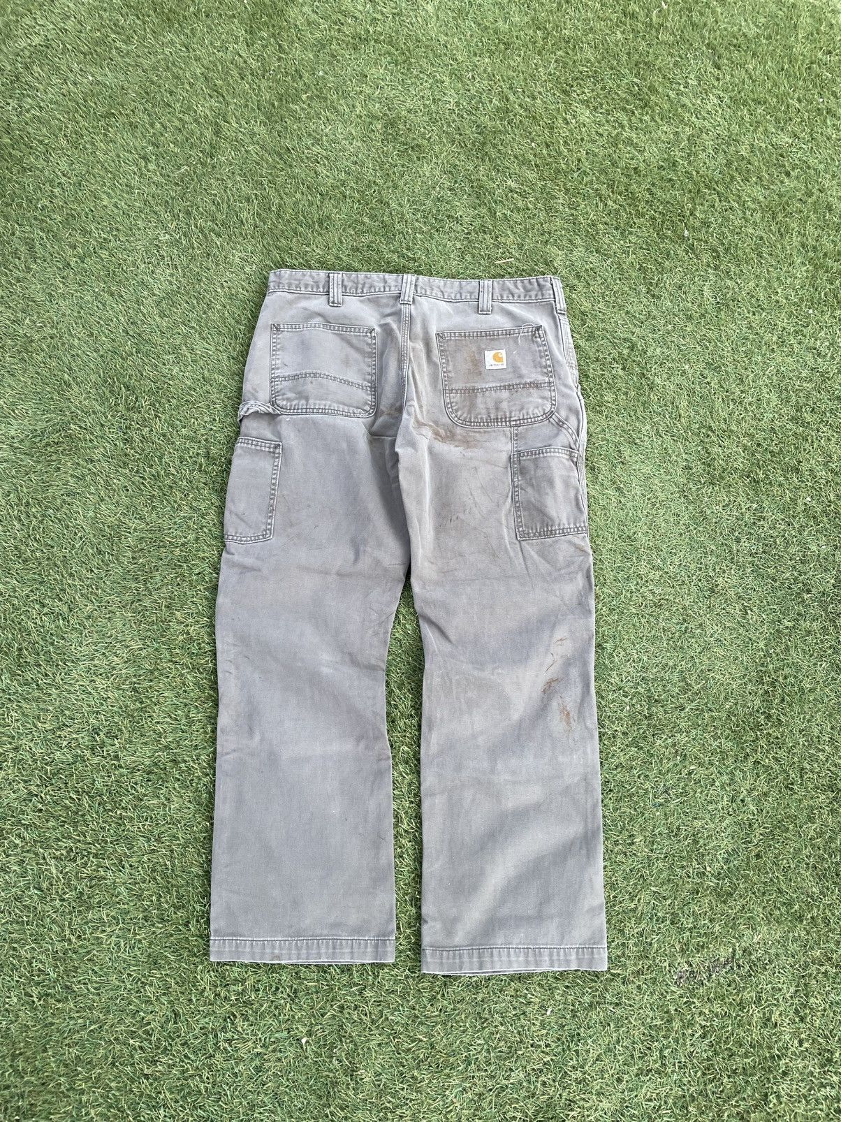 Carhartt Carhartt Pants Mens 36x30 Green B324 ARG Relaxed Fit Utility Size US 36 / EU 52 - 7 Thumbnail