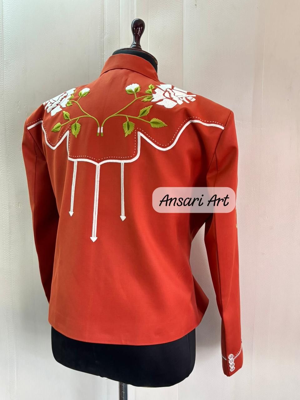 Other Men2PC Customize floral embroidery western Nudie prom outfit Size 44R - 6 Thumbnail