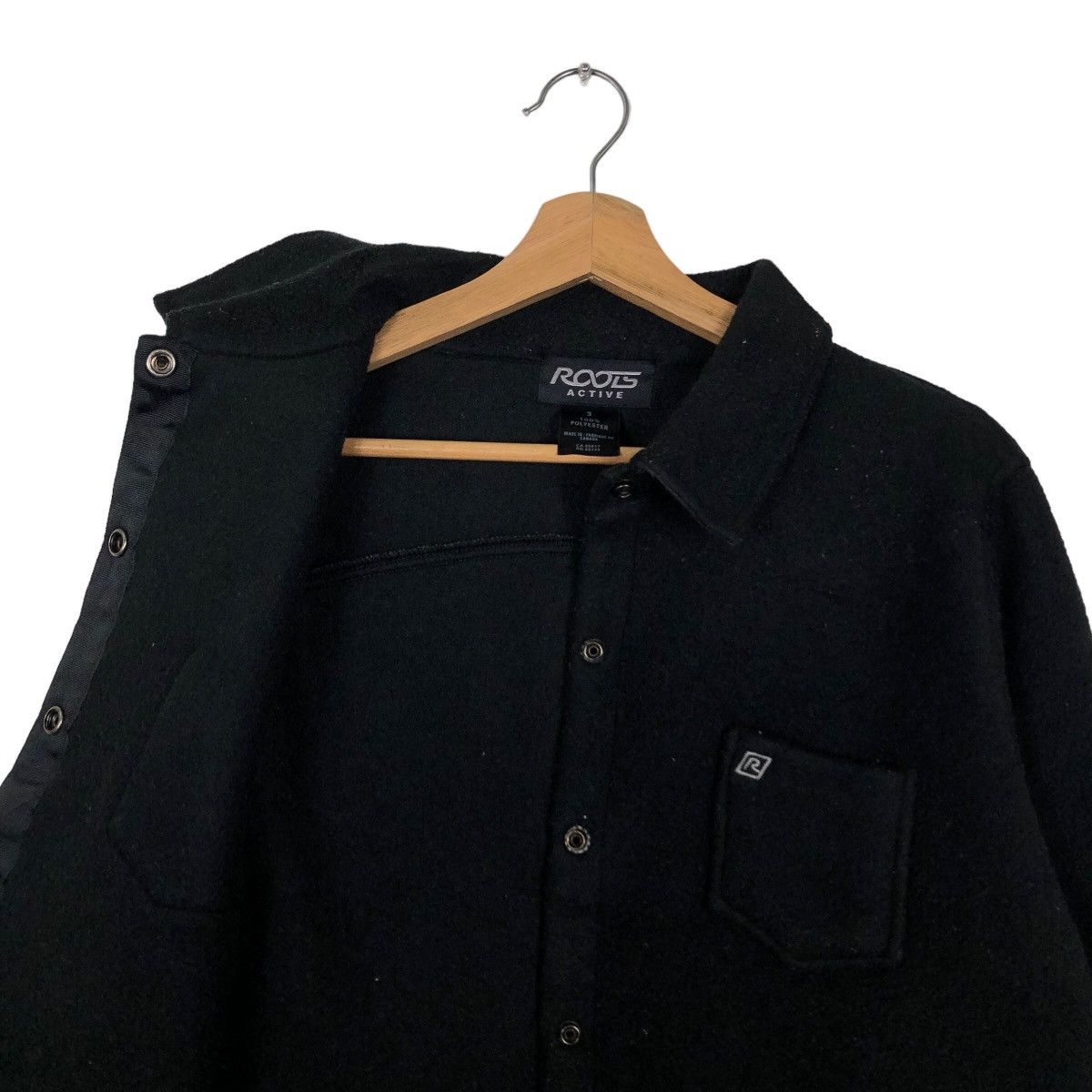 Japanese Brand 🔥90’s Vintage Cropped Wool Jacket Roots Active Biker Size US M / EU 48-50 / 2 - 10 Thumbnail