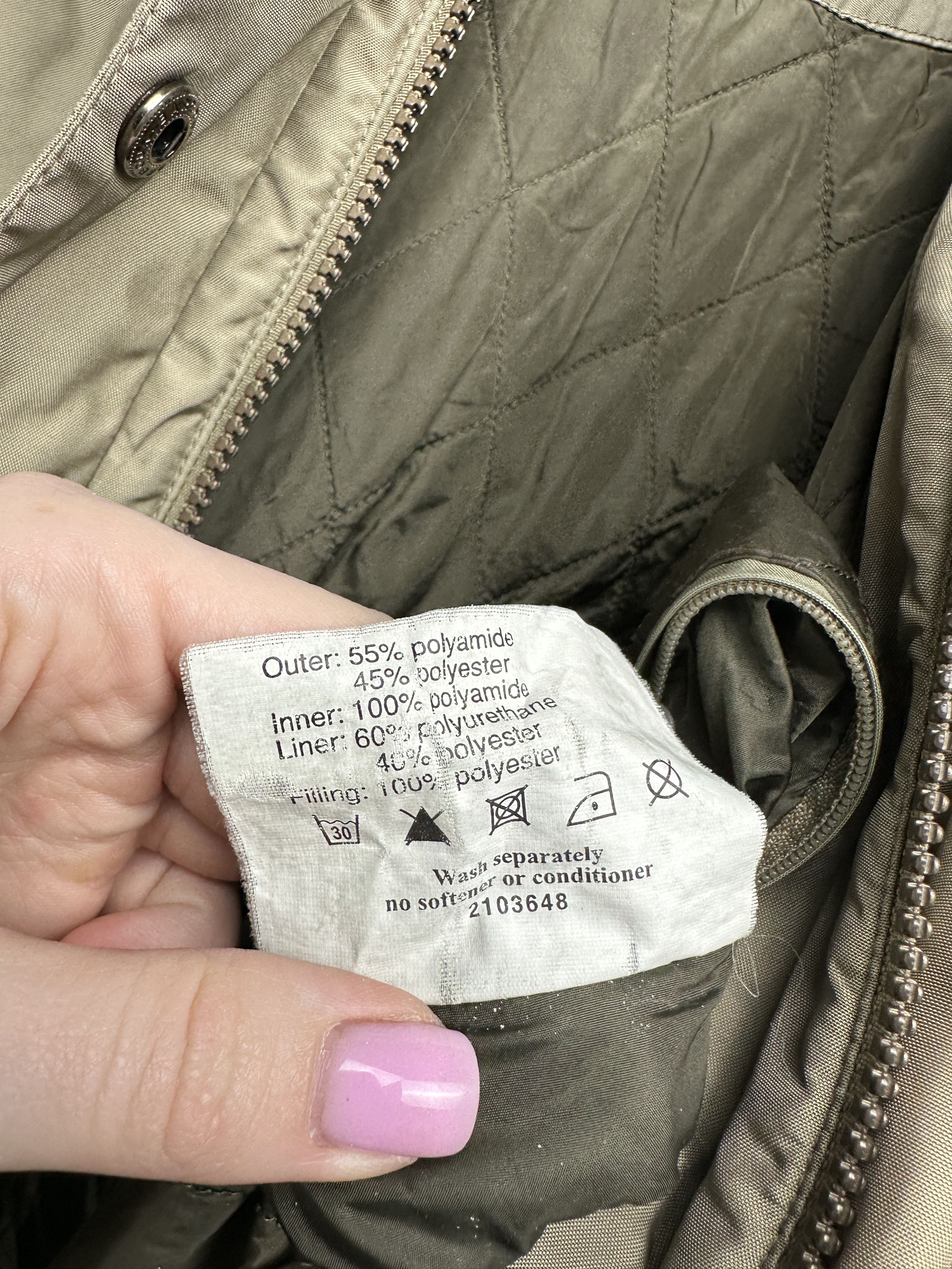 Barbour × Vintage Barbour Womens Metallic Nylon Jacket Size S / US 4 / IT 40 - 9 Thumbnail