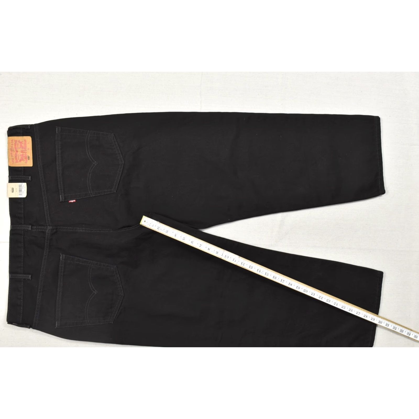 Levi's Levi's 550 Relaxed Fit Jeans Black 44x29 Cotton Denim 5-Pocket Men Size 44 Regular N/A Size US 44 / EU 60 - 3 Thumbnail